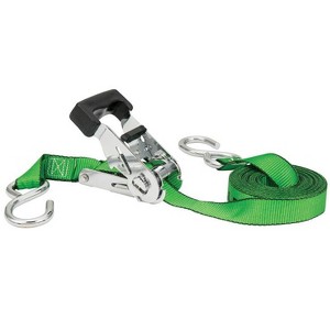 Keeper A47200 Chrome Series Tie Down Strap, Green, 16' - 1 of 1