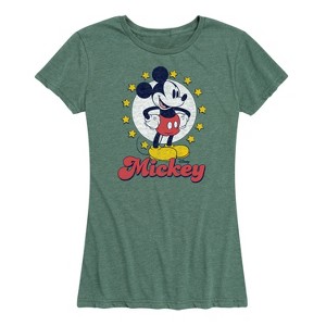 Women's - Disney - Mickey Stars Short Sleeve Graphic T-Shirt - 1 of 4