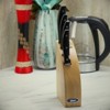 Oster Granger 5 Piece Stainless Steel Cutlery Knife Set with Half Moon Natural Wood Block - 3 of 4
