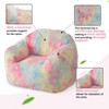 Oversized Foam-Filled Faux Fur Bean Bag Chair, Cozy Lazy Sofa for Adults & Kids, Perfect for Gaming, Reading & Dorms - 3 of 4
