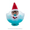 Elf on the Shelf Frost Pips Baby Elf Girl with Brown Eyes Flower Cradle and Swaddle Blanket - 3 of 4