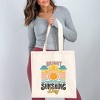 City Creek Prints Bright Sunshine Day Canvas Tote Bag - 15x16 - Natural - 2 of 2