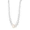 Silpada 'Shared Moments' Sterling Silver Hematite and Pearl Beaded Necklace, 18" + 2" - 2 of 4