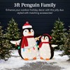 Best Choice Products 2-Piece Lighted 3ft Pop-Up Penguin Family Outdoor Christmas Decoration w/ 150 LED Lights - 2 of 4