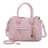 MKF Collection Valeria Vegan Leather Women's Satchel Bag with Keyring by Mia K - 2 of 4
