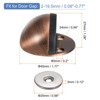 Unique Bargains Stainless Steel Magnetic Door Stops with Self Adhesive and Screws - 2 of 4