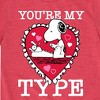 Boys' - Peanuts - You're My Type Short Sleeve Graphic T-Shirt - 2 of 4