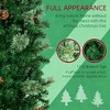 TopComfy Christmas Tree Stands Artificial Christmas Tree Festive Pencil Christmas Tree Cozy Snowy Decor for Living Room, Green, 39.4"*7.88"*8.27" - 4 of 4
