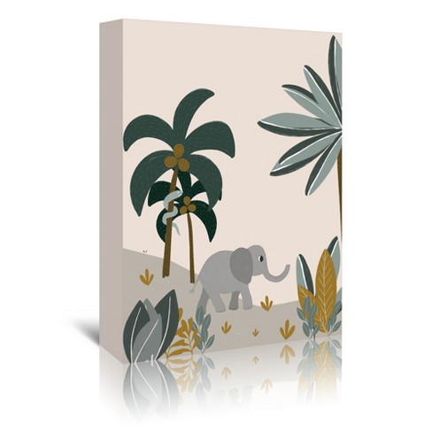 Pastel Tropics By Modern Tropical - Modern Botanical 8 Piece Black Framed Art  Set - Americanflat : Target