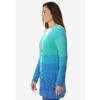 Woman Within Plus Size Ombre Shaker Cardigan - 4 of 4