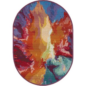 Unique Loom    Outdoor Modern Monteverde Area Rug - 1 of 4