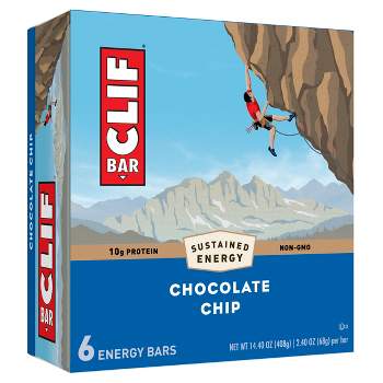 CLIF Bar Chocolate Chip Energy Bars - 6ct