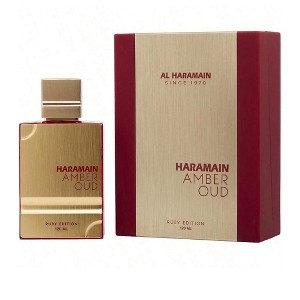 Al Haramain Amber Oud Ruby By Al Haramain Unisex Bitter Almond, Saffron, Egyptian Jasmine, Cedar, Ambergris, Musk Eau De Parfum Spray 4 Oz - 1 of 1