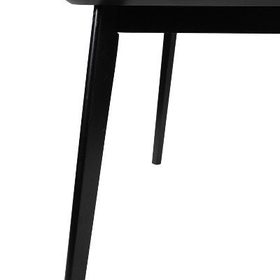 Natural Oak Mid-Century Modern Wood Dining Table