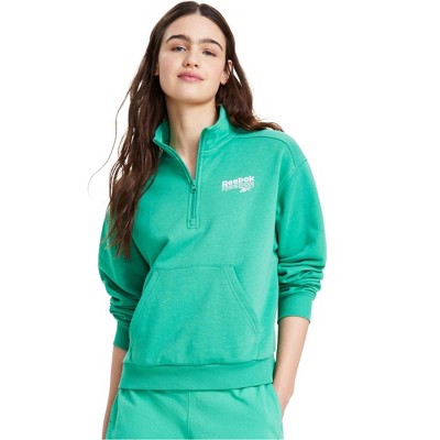 Reebok Womens Athletic Jersey, green, X-Large