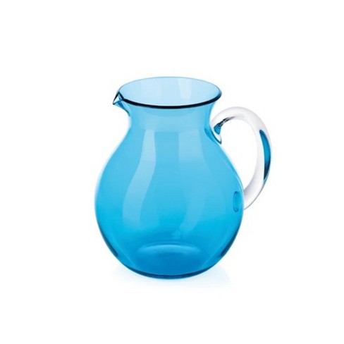 Guzzini Dolcevita 64oz/2L Balloon Pitcher with Spout, 100% BPA-Free Unbreakable Recycled Plastic, Water Jug, Iced Tea Pitcher - image 1 of 4