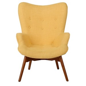 Hariata Fabric Contour Chair - Christopher Knight Home - 1 of 4
