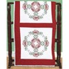 Jack Dempsey Stamped White Quilt Blocks 18"X18" 6/Pkg-Circle Of Roses - 2 of 2