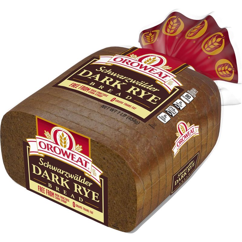 Oroweat Dark Rye Bread - 16oz, 4 of 6