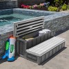 XtremepowerUS 36" Universal Resin Spa and Hot Tub Steps Hidden Storage 2-Step - 2 of 4