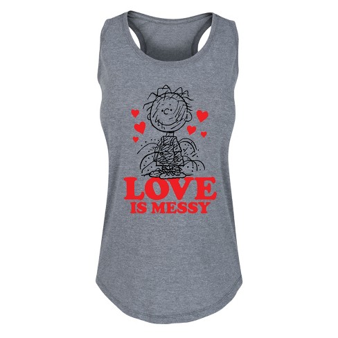 Women's - Peanuts - Graphic Racerback Tank : Target