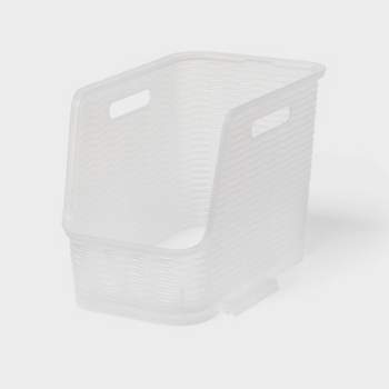 Tall Sliding Bin Cube Natural - Brightroom™ : Target