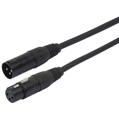 Monoprice AES/EBU Cable - 1.5 Meter - Black | 22AWG Twisted Conductors With Copper Braid And Aluminum Foil Shielding