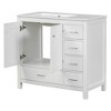 YOOCOZZ 36 inch Bathroom Vanity with Ceramic Sink Combo, Abundant Storage Cabinet -2 Soft-close doors & 5 drawers - 4 of 4