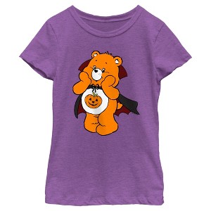 Girl's Care Bears Trick-or-Sweet Bear T-Shirt - 1 of 4