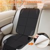 Itopfox 2-Pack Car Seat Protector with Thick Padding, Non-Slip Backing, Waterproof 600D Fabric, Storage Pockets for Baby, Pet, and All Vehicle Types - 4 of 4