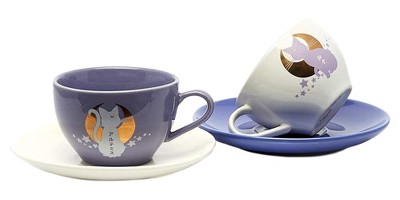Sailor Moon Luna and Artemis Ceramic Tea Cup Set