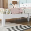 NicBex Twin Size Wood Platform Bed Frame with Decorative Headboard - 4 of 4