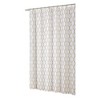 Kate Aurora Aria Gold & White Shagreen Geometric Design Textured Fabric Shower Curtain - Standard Size - 2 of 3