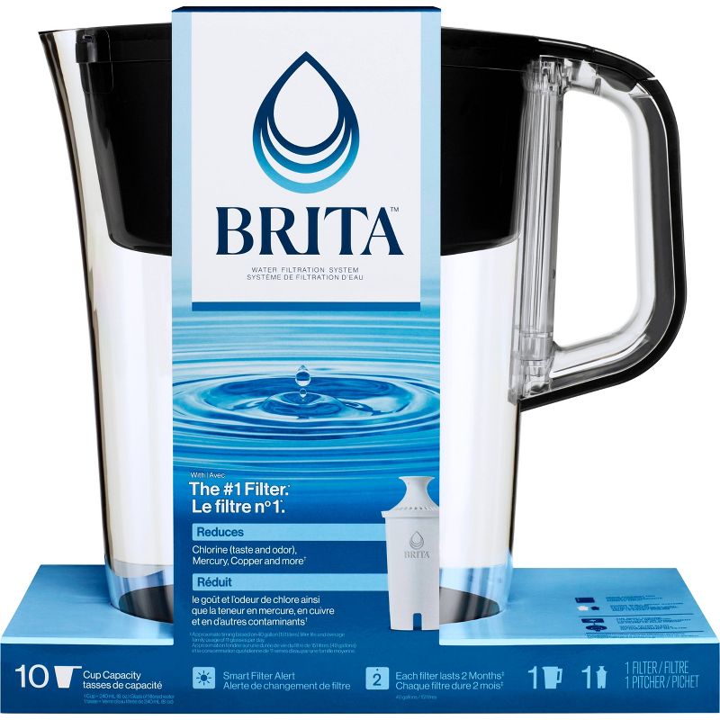 Brita Water Filter 10-Cup Tahoe Water Pitcher Dispenser with Standard Water Filter, 3 of 17