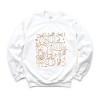 Simply Sage Market Coquette Pumpkin And Leaves Outline Sweatshirt - 2 of 4