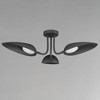 ET2 Lighting Marsh 3 - Light Flush Mount in  Black - 2 of 3
