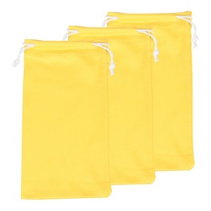 Unique Bargains Microfiber Soft Storage Women Men Eyeglasses Bag 3 Pcs - 1 of 4