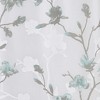MAYEERTY Blue Cotton Jacquard Shower Curtain Dainty 72"x72" 1pcs - 4 of 4