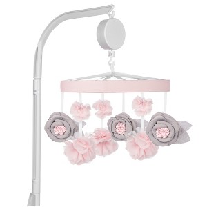Sammy & Lou Musical Nursery Crib Mobile - Pink FLoral - 1 of 4