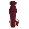 Allegra K Women's Open Toe Platform High Block Heel Ankle Strap Sandals - 4 of 4