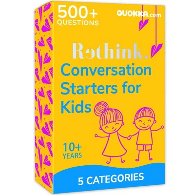 QUOKKA Rethink!: Conversations Starters - Card Games - Kids | Family | Couples