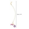 Unique Bargains Pearl Chain Bow Water Cup Pendant 1 Pc - 2 of 4