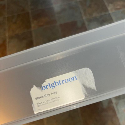 Medium 8 X 8 X 2 Plastic Organizer Tray Clear - Brightroom™ : Target