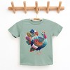Turkey Patchwork Print - Youth Short Sleeve Graphic T-Shirt - 3 of 4