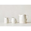 Storied Home White Vintage Stoneware Pitcher Reproduction - 3 of 3