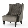 Toddman High-Back New Velvet Club Chair - Christopher Knight Home - 2 of 4