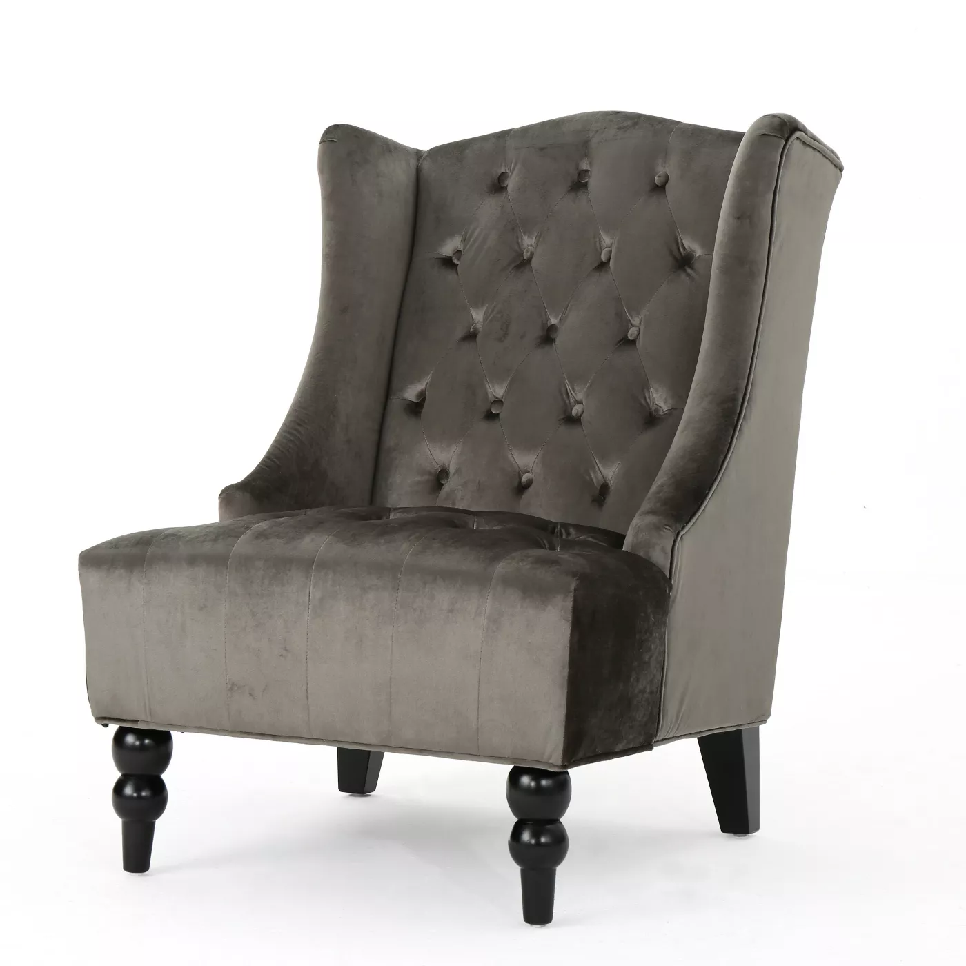 Toddman High-Back New Velvet Club Chair - Christopher Knight Home - image 1 of 4
