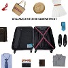 Whisen 3-Piece Set(20/24/28 in.) Hardshell Spinner Suitcase Luggage Sets with TSA Lock  and Two Hooks - 4 of 4