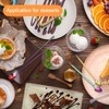 Unique Bargains Stainless Steel Reusable Dual Purpose Fruit Cocktail Mixing Spoon 2 Pcs - 3 of 4