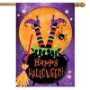 Briarwood Lane House Flag 40x28 For Outdoor Witch Feet Halloween For Halloween House Flag - 2 of 4